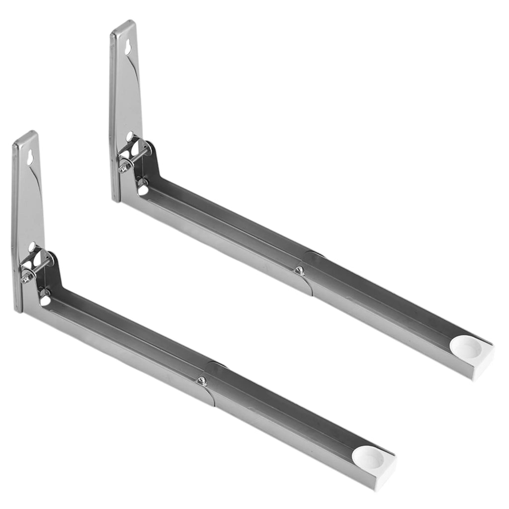 Stainless Steel Microwave Oven Bracket Wall Mount Rack Shelf, 1 pair S17402