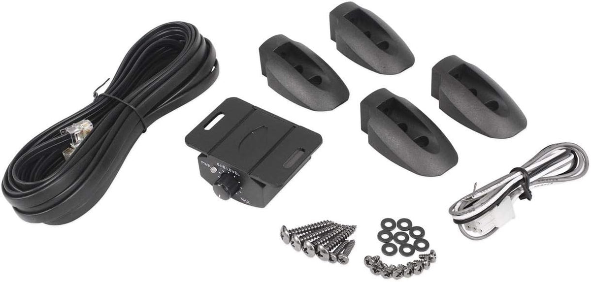 10" 800 Watt Under-Seat Amplified Car Subwoofer with Wire Kit Z672518