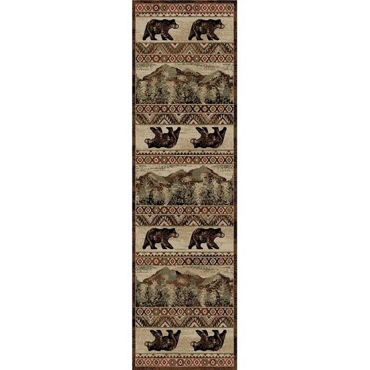Multi Color Rectangle Area Rug M154749