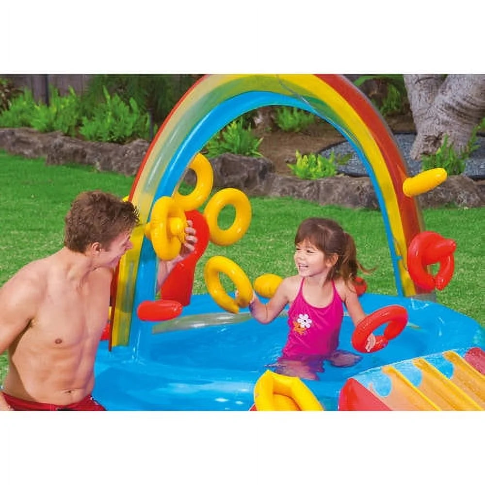 Rainbow Slide Inflatable Pool E1514