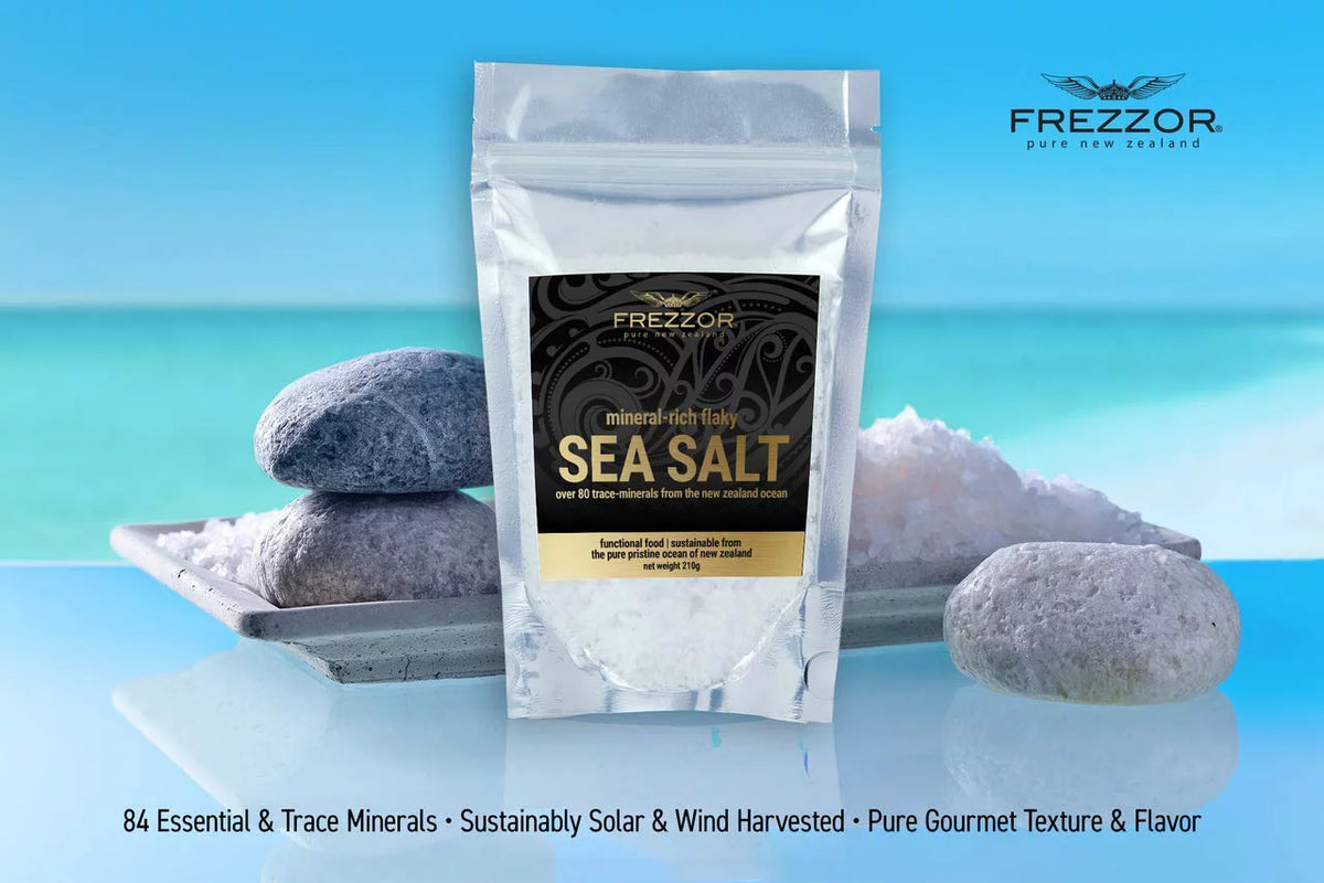 Mineral-Rich Flaky Sea Salt with Omega-3 Black, 1 Jar, 60 Capsules O36138