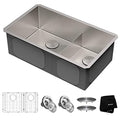 32 Inch Stainless Steel Single Bowl Utility Sink W98896