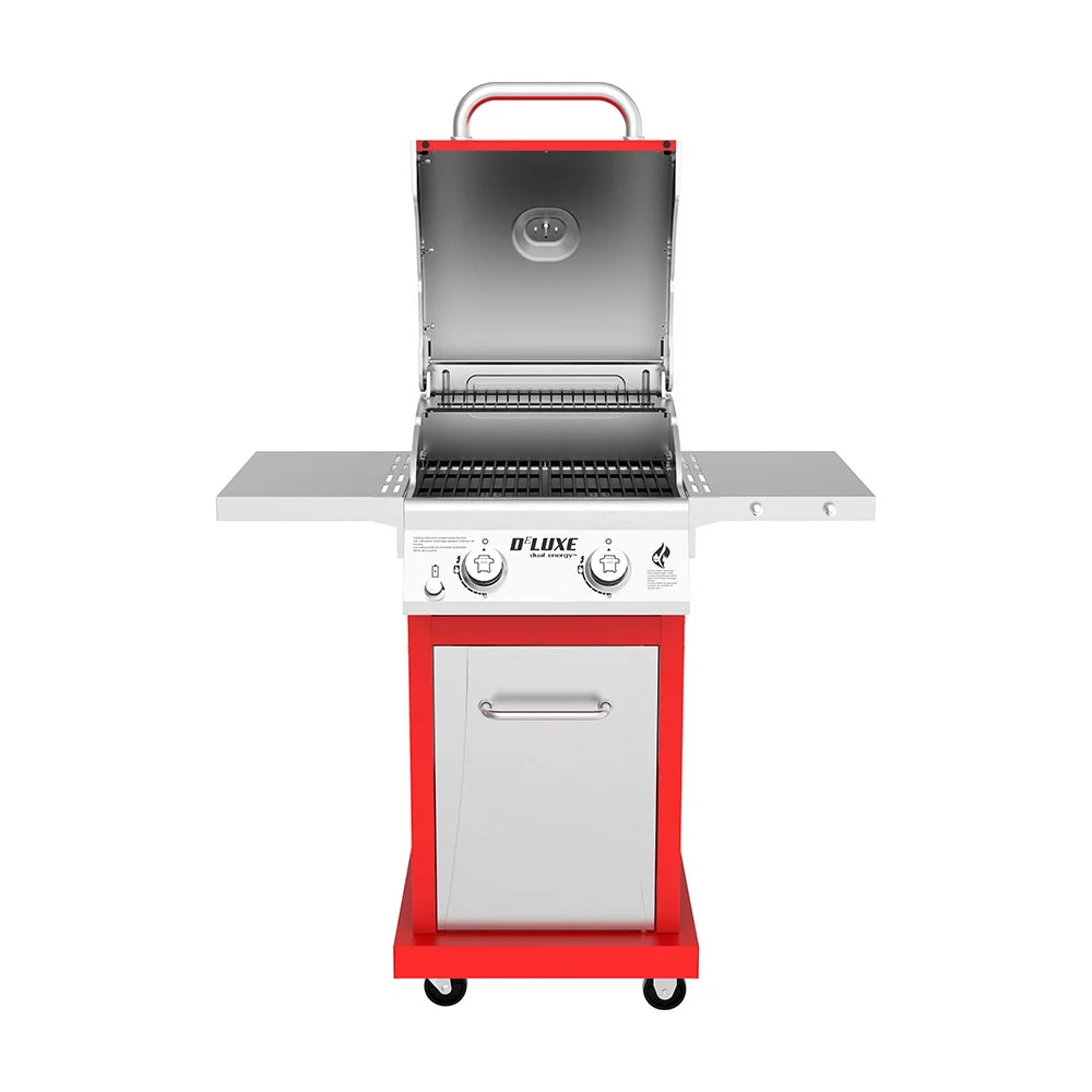2-Burner Propane Gas Grill with 2 Foldable Shelves G61937