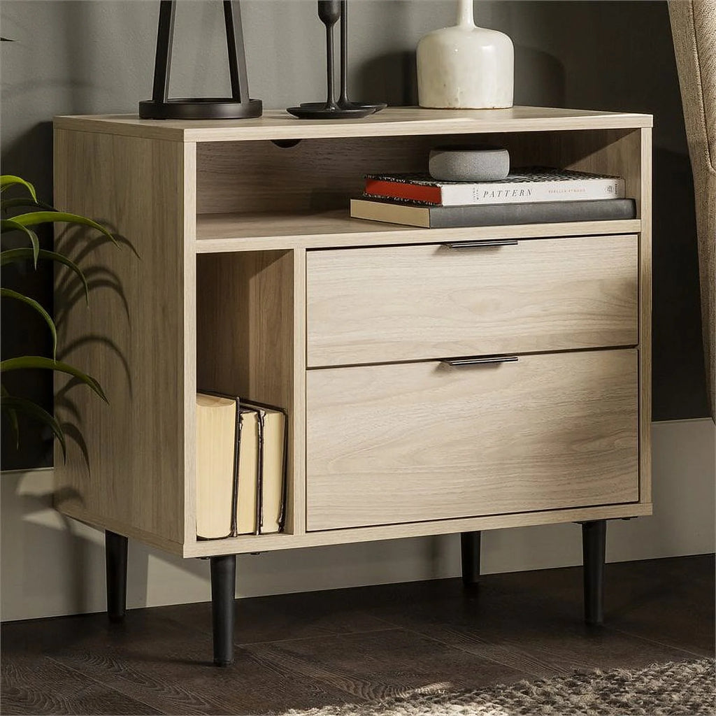 25" Birch Finish Nightstand Z8807