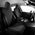 Black Suede Leather Seat Cover Cushions for Tesla Model 3 B669