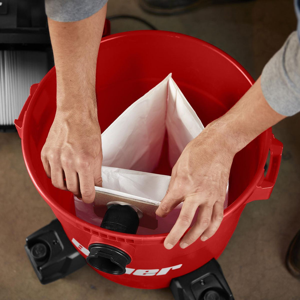 5 to 10 Gallon Dry Pick-Up Vacuum Dust Collection Bags, 2 Pack I6815
