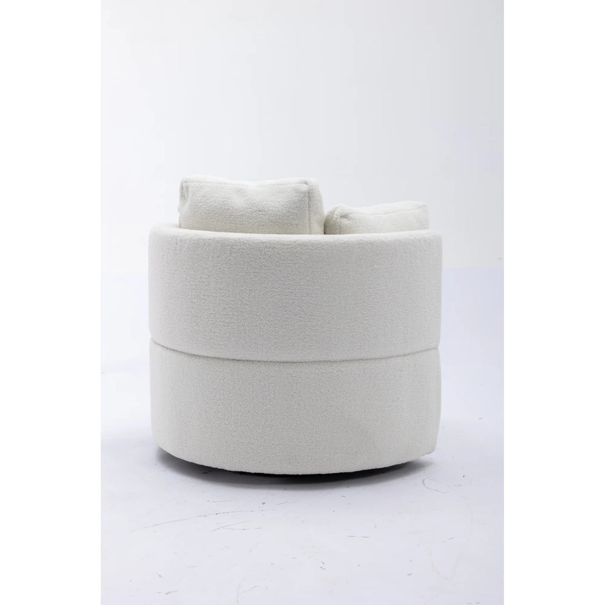 Ivory Swivel Storage Chair V2665