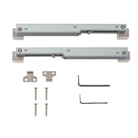 Satin Nickel Top Mount Barn Door Kit I670