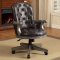 Height Adjustable Arm Chair in Gray and Black X536