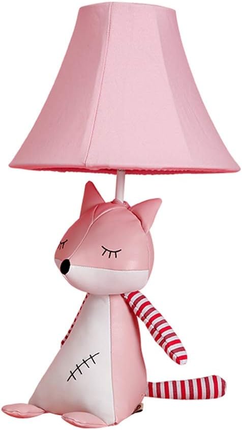 Pink Cartoon Fox Desk Lamp 50cm Warm Bedside Lamp L99700