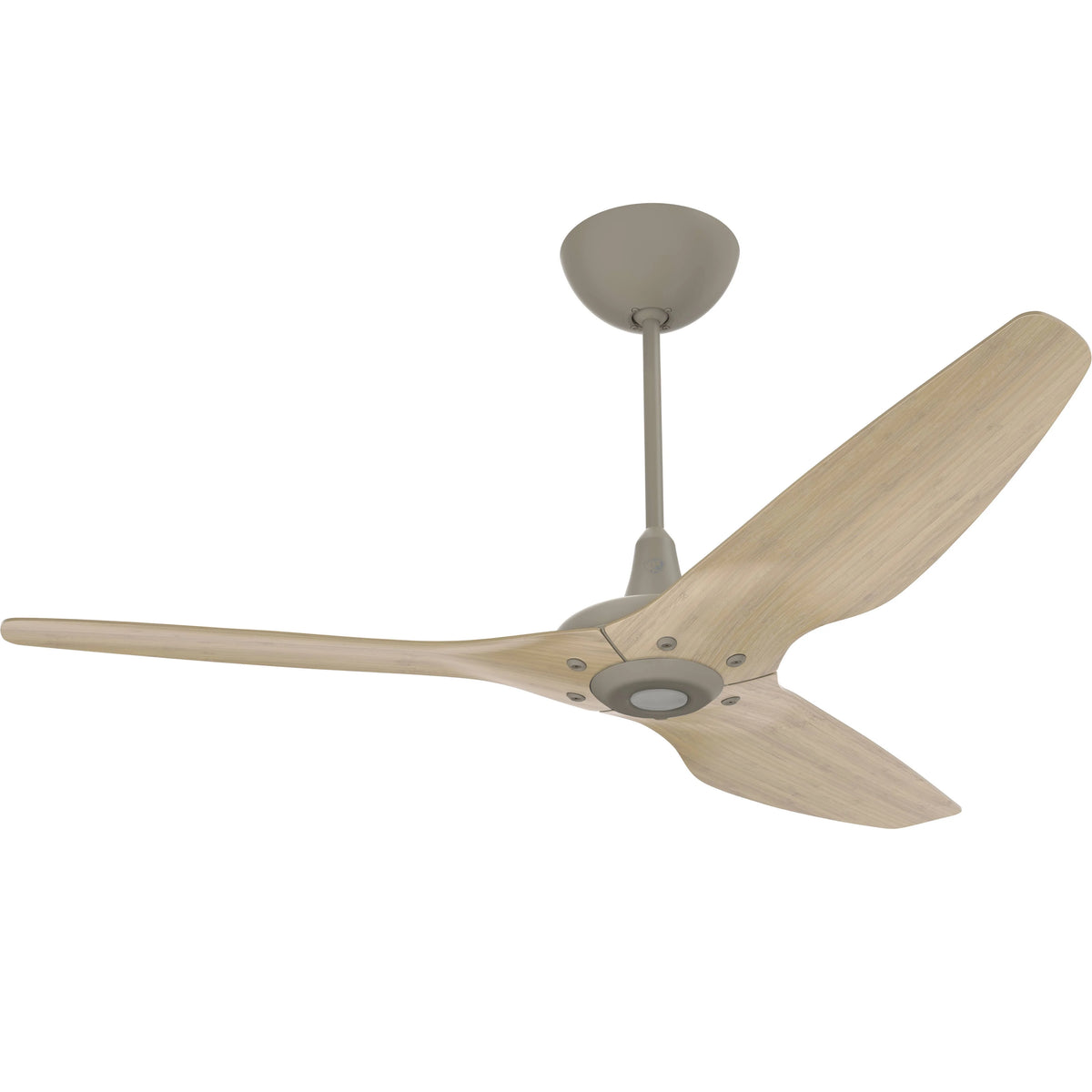 60 Ceiling Fan with Natural Bamboo Blades and Satin Nickel Finish W6830