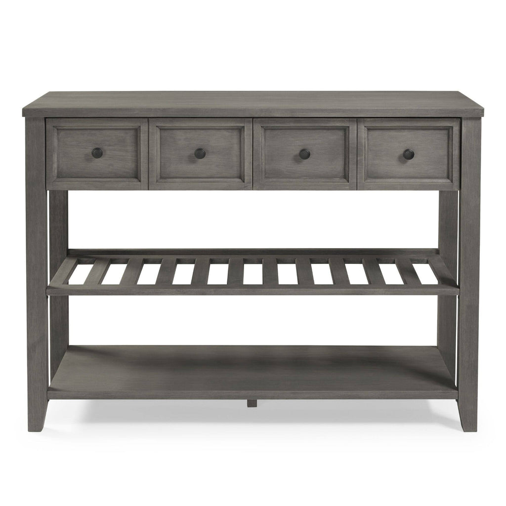 Solid Wood 2-Drawer Buffet V685236