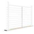 Rectangular Top Cable Rail, 68.5-in, Textured White Z50873