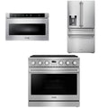 36 Gas Range, Refrigerator and Microwave P521483