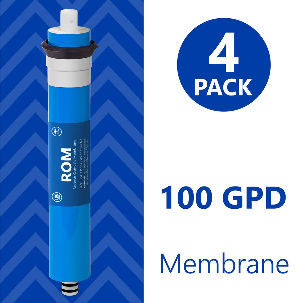 4 Pack 100 GPD Reverse Osmosis Replacement Membrane B90615