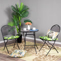 3 Pieces Metal Folding Bistro Set C1555