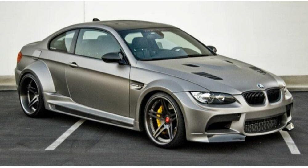 5ft x 5ft Brushed Titanium Car Wrap Vinyl Film B5026