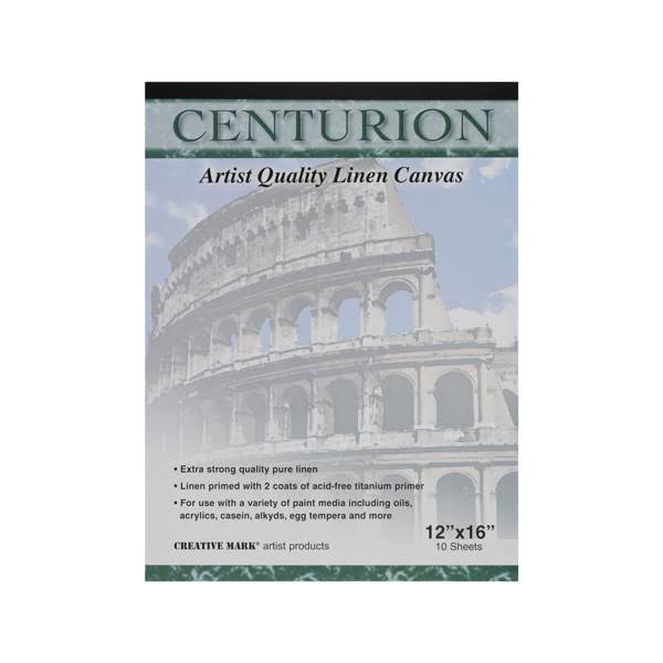 Linen Canvas 10 Sheet Pad 12x16x22 11oz B5588