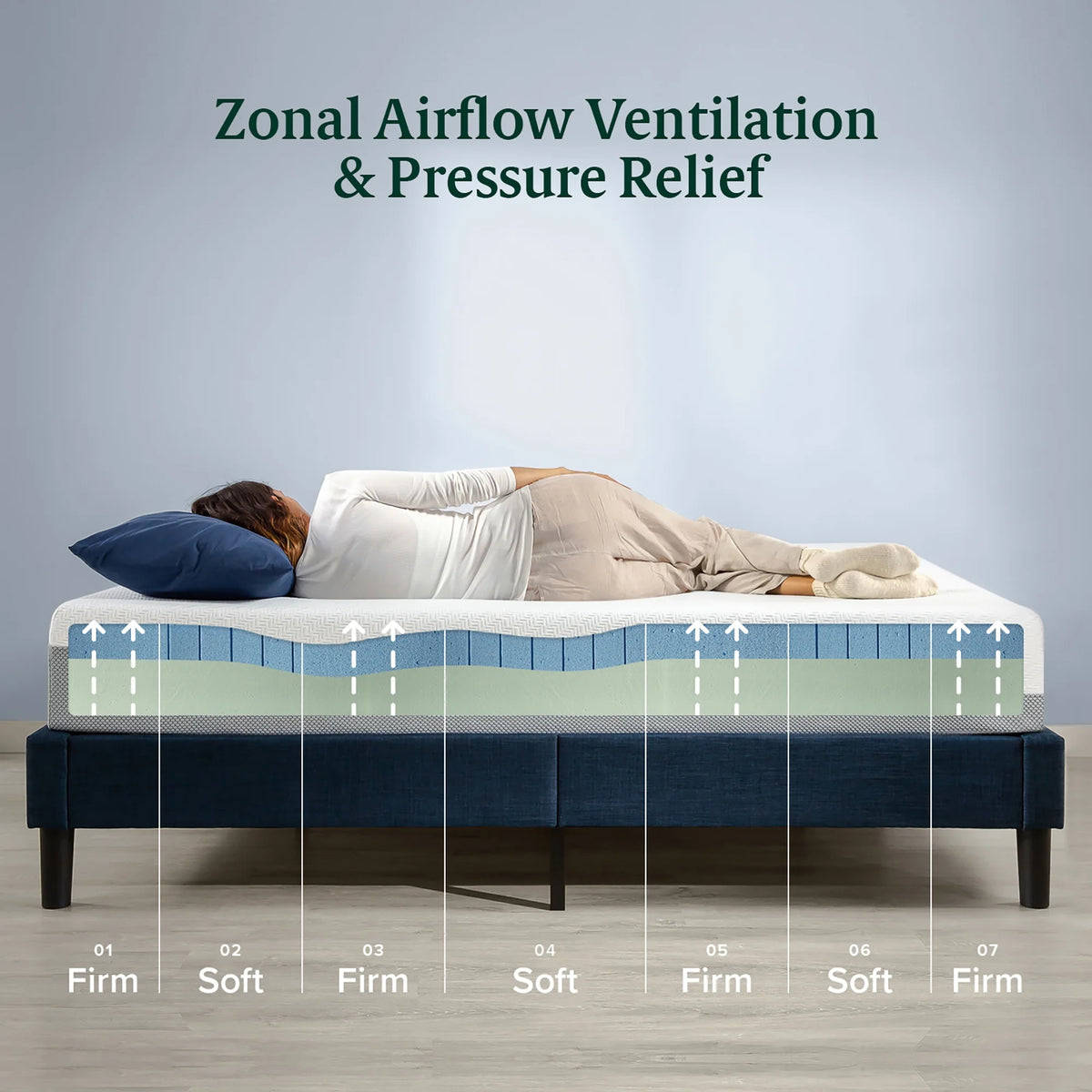 Queen Cooling Gel Memory Foam Mattress Z70097