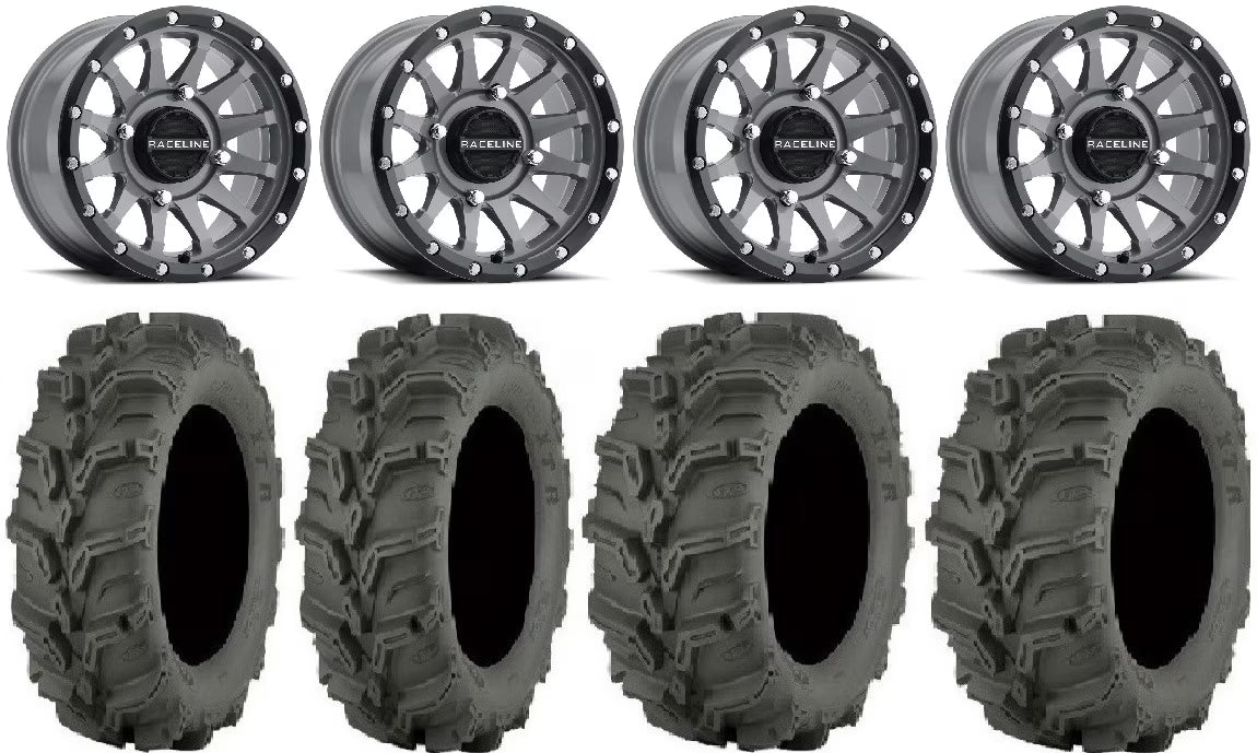 14" Grey Wheels 27" Mud Lite XTR Tires H290