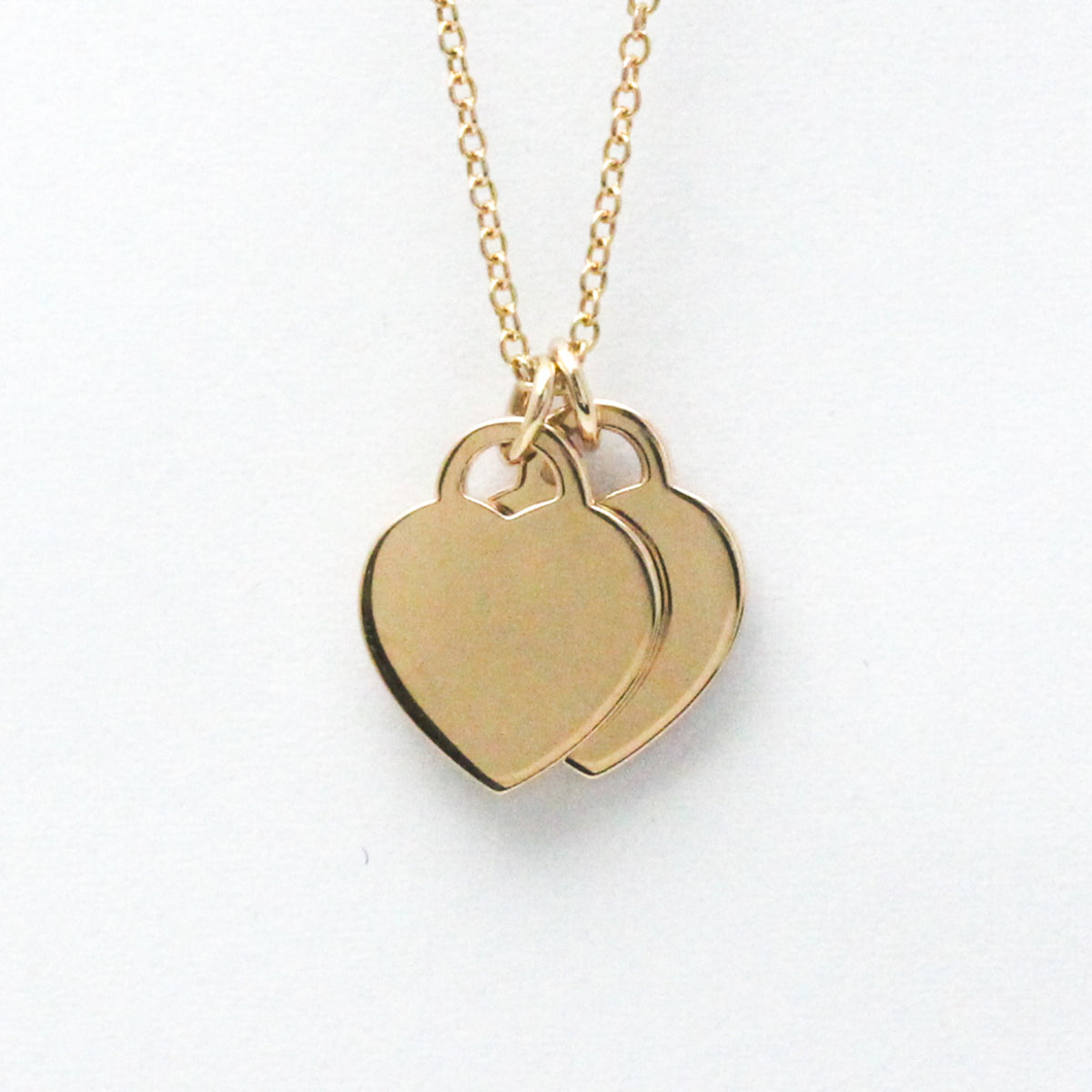 Pink Gold Diamond Pendant Necklace L20346