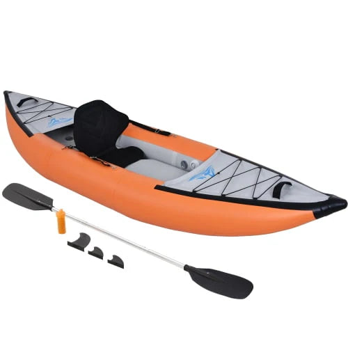 Foldable Inflatable 2 Person Kayak Set with Paddle & Air Pump N22723