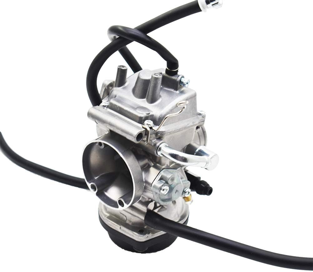 Carburetor with Fuel Valve Petcock for Suzuki LTZ400 Quad ATV 2003-2007 Pack of 2 Q222509
