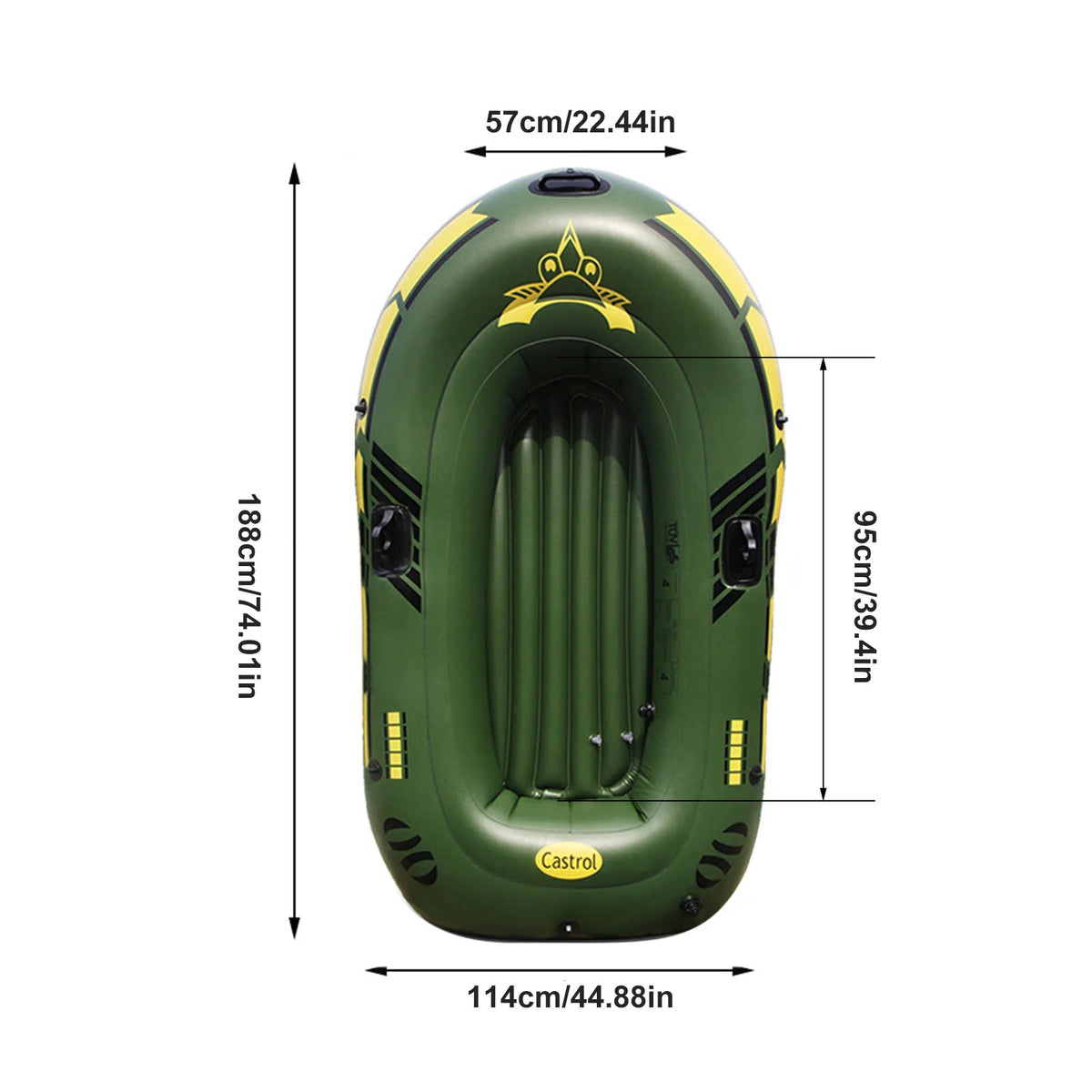 Inflatable Boat Thickened 2/3 People Portable Kayak A36562