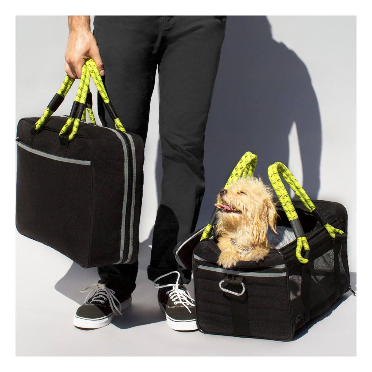 Travel Airline-Approved Dog & Cat Carrier, Camo/Magenta, Small T553
