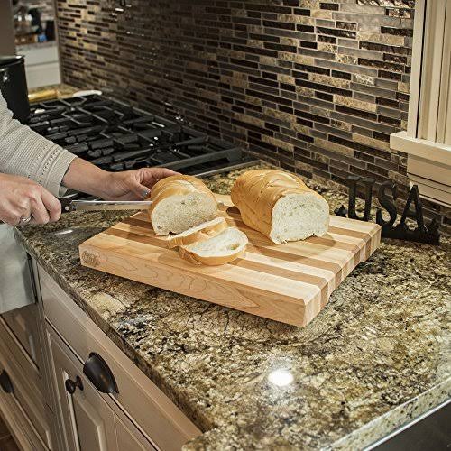 Maple & Cherry Hardwood Cutting Board (16x12) T83975