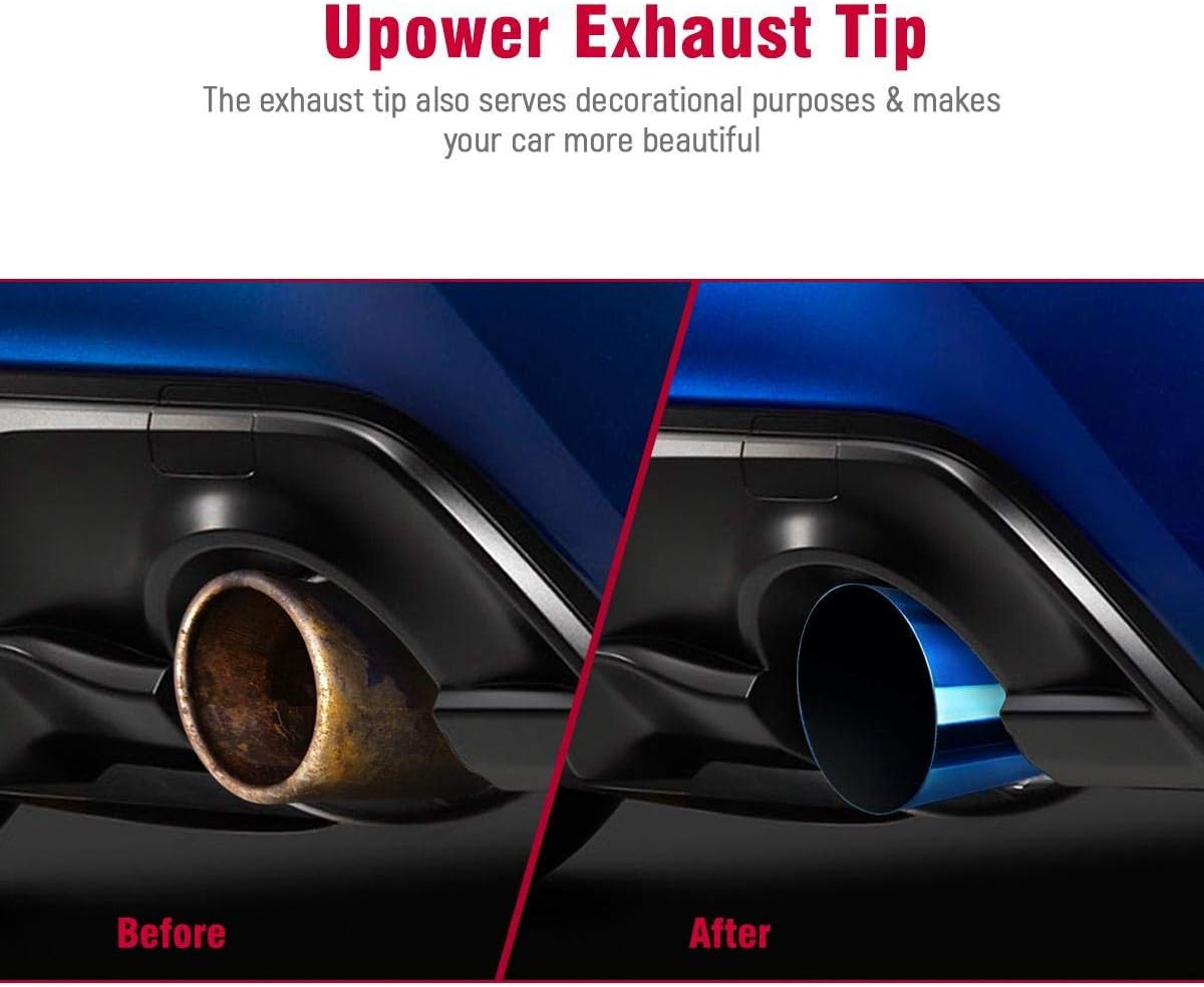 2.5" to 4" 304 Stainless Steel Exhaust Tip Pack of 2 P952675