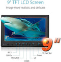 Portable 9 inch LCD Monitor Fish Finder 1000TVL Waterproof Underwater DVR Video Cam 15m Cable 12pcs IR Infrared Lights D15947