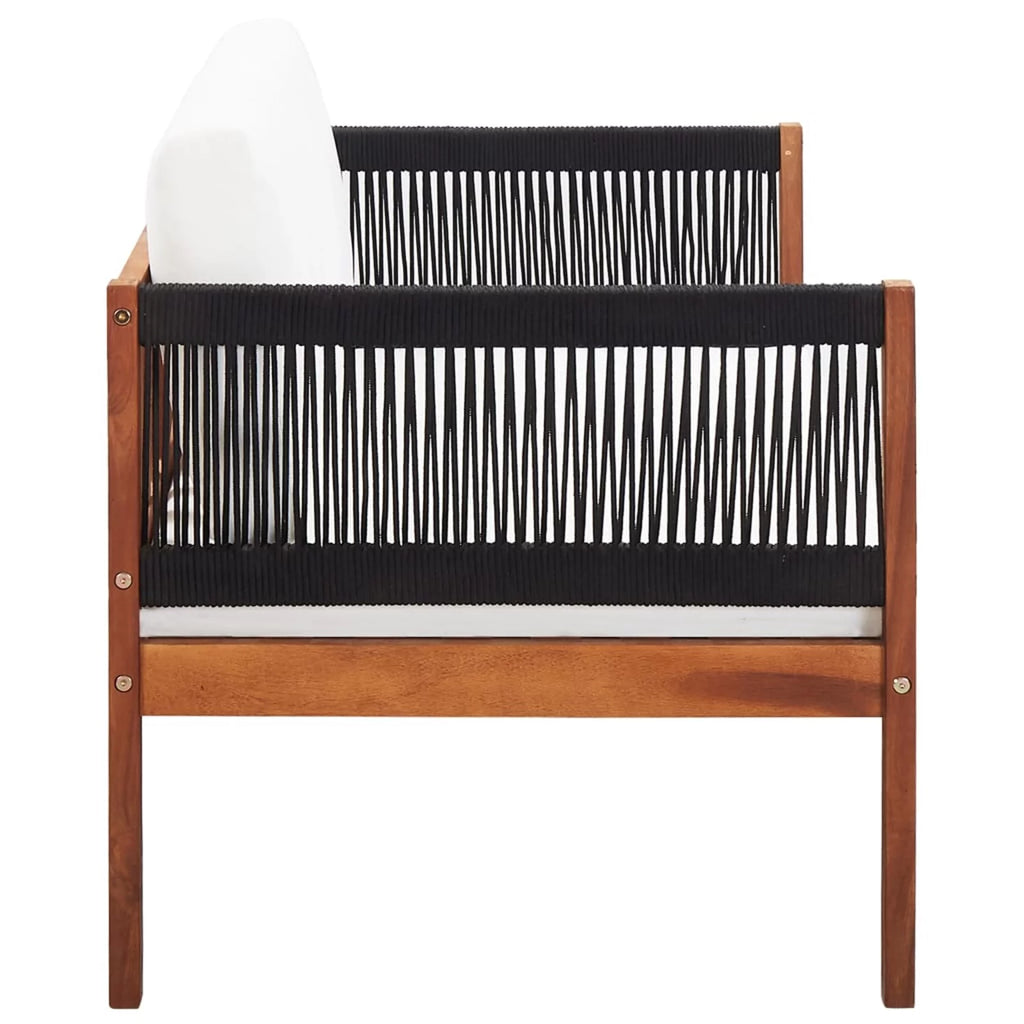 2-Seater Acacia Wood Patio Sofa O321