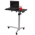 Black Computer Desk With Wheels R184883