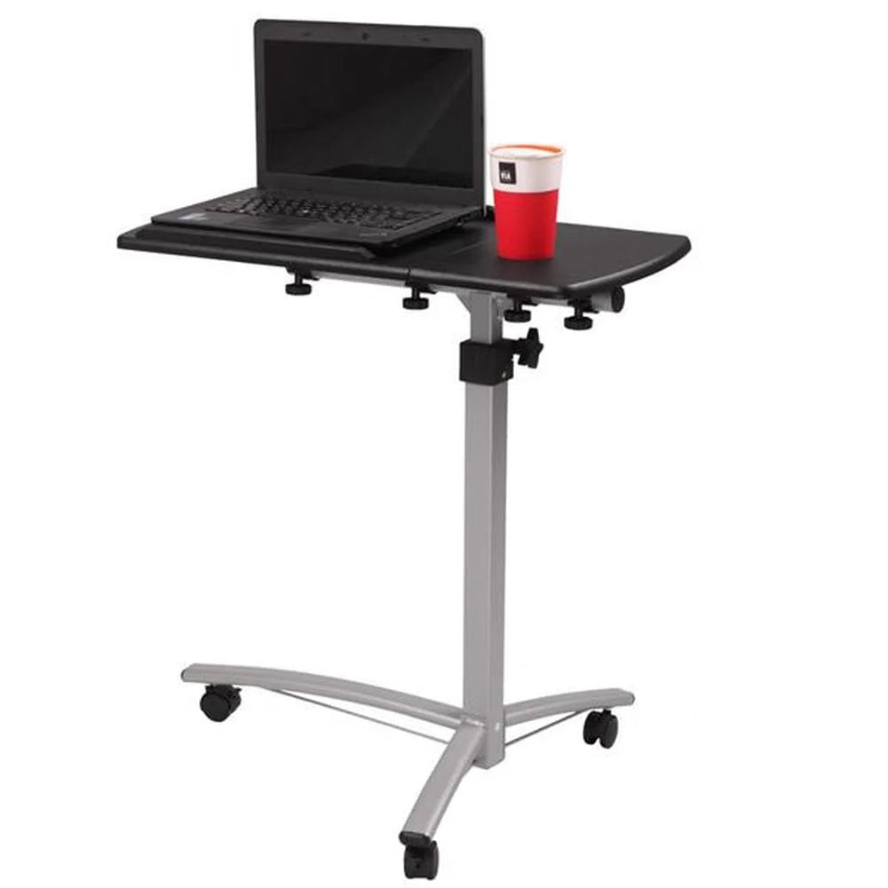 Black Computer Desk With Wheels R184883