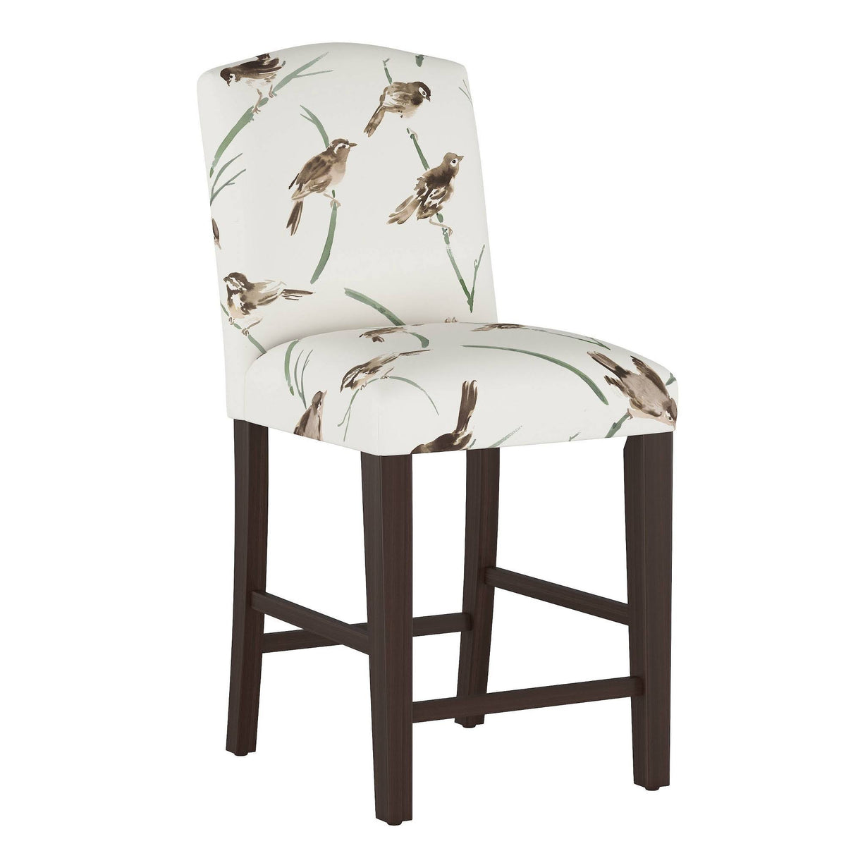 Cream Green Counter Height Barstool Q201687