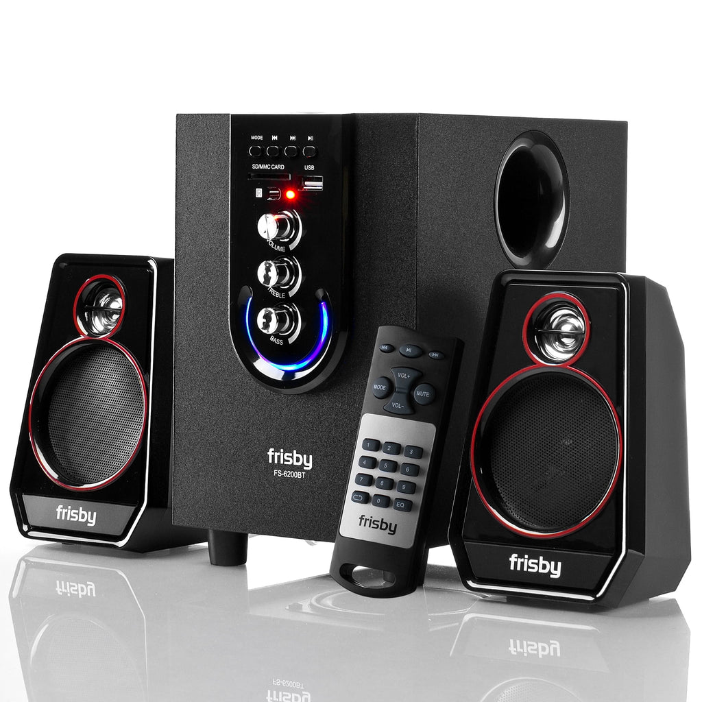 Bluetooth Wireless 2.1 CH Media Subwoofer Speaker System (3-Piece) O9754