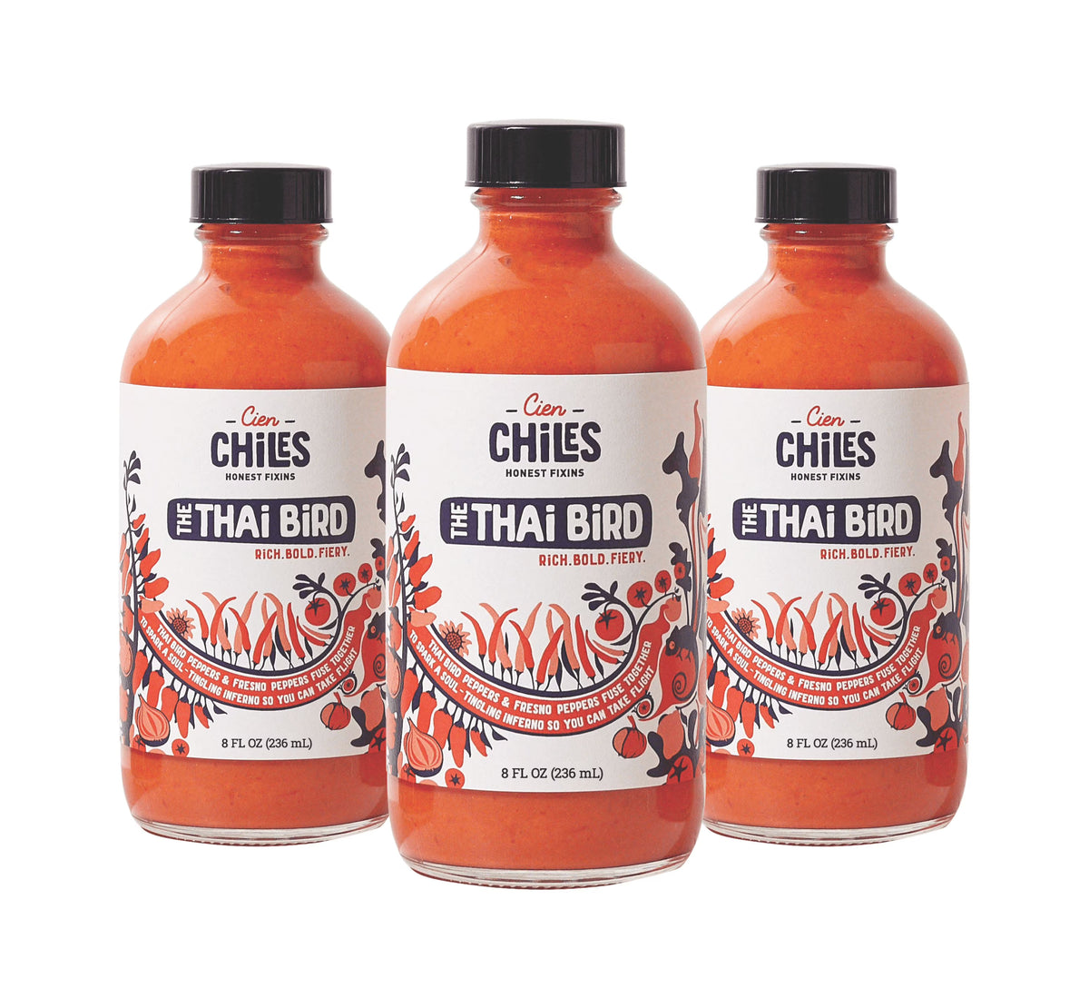 3 Pack 8 OZ FL Bottles K9568
