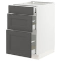 White 3 Drawer Base Cabinet F274642