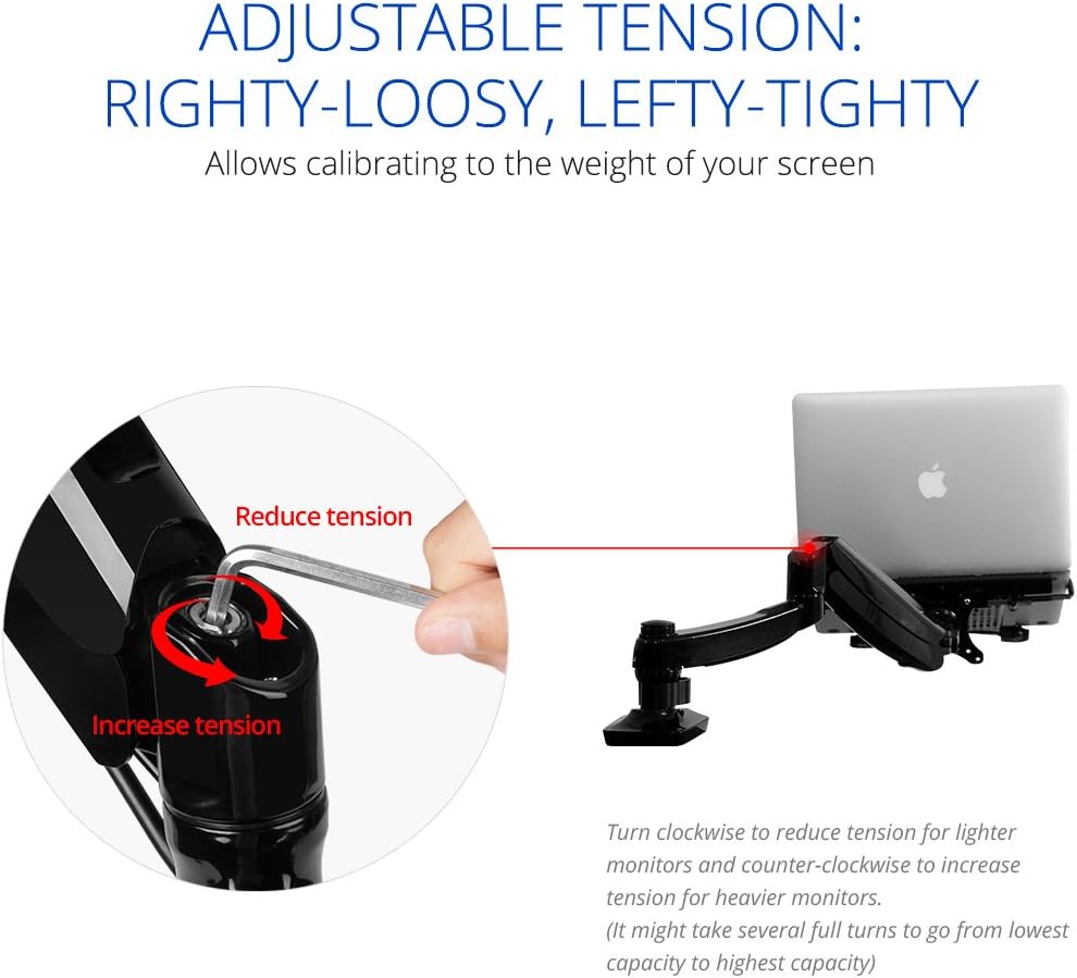 2 in 1 Desk Laptop Monitor Mounts H3304