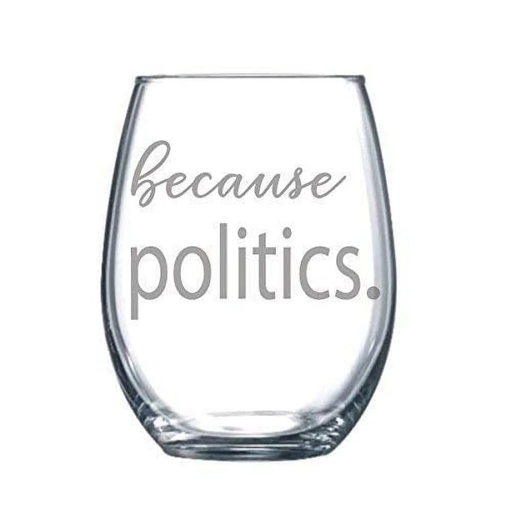 Laser Etched Wine Glass 17 Oz G9736