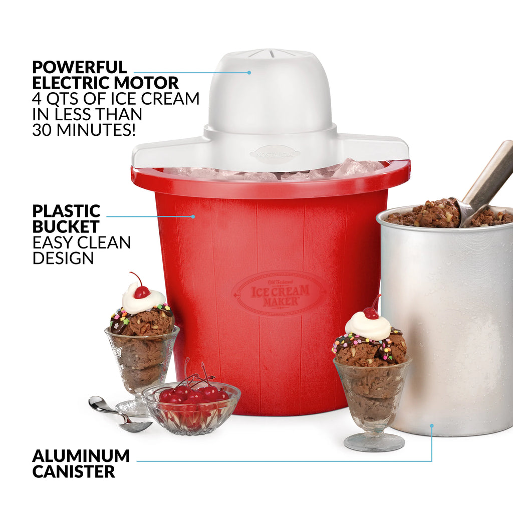 4-Quart Electric Ice Cream Maker I625820