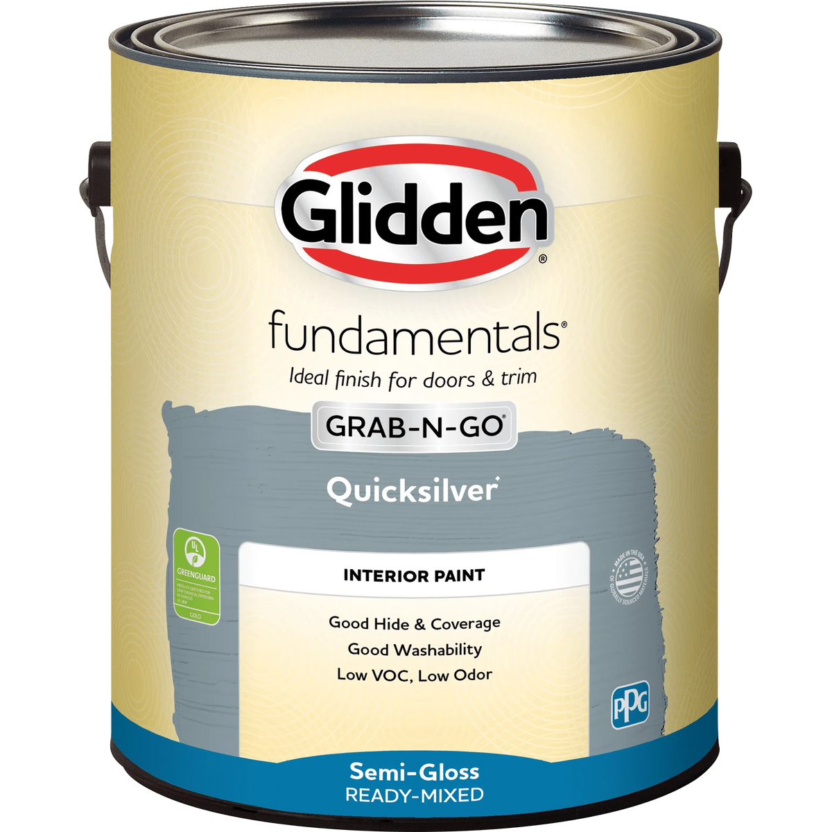 Interior Paint Gray Semi-Gloss 1 Gallon T13186