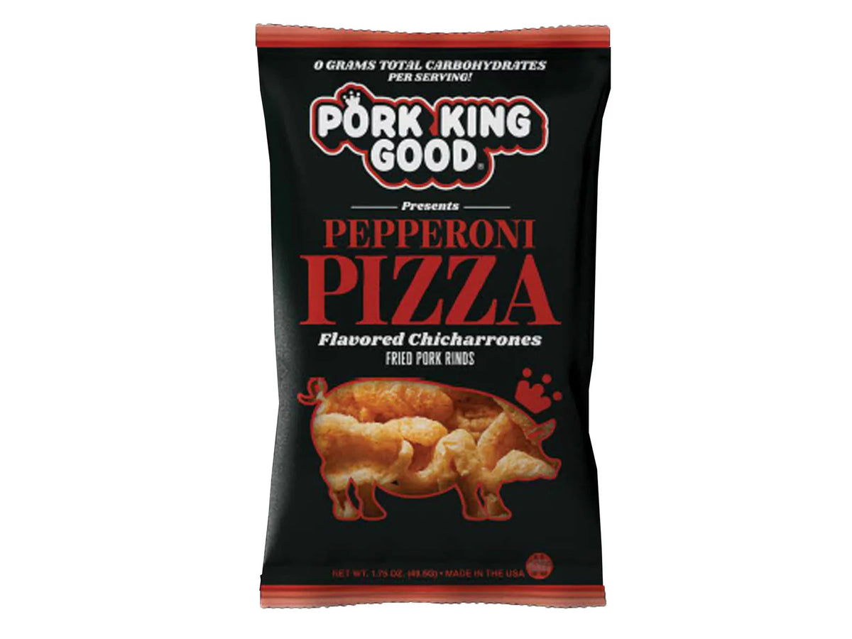 Pepperoni Pizza Pork Rinds 12-Pack 1.75 oz H975