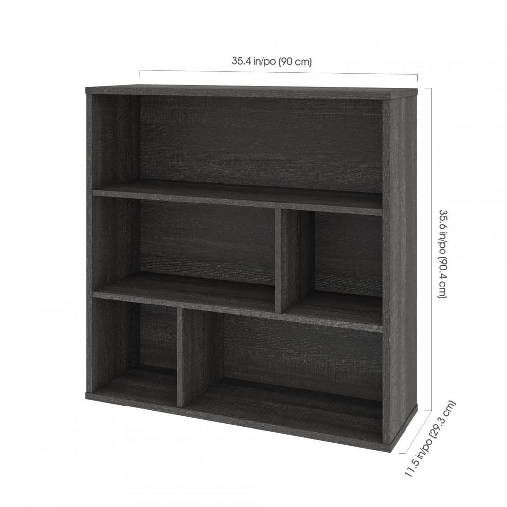 Rustic Brown Sandstone Asymmetrical Shelving Unit A78756