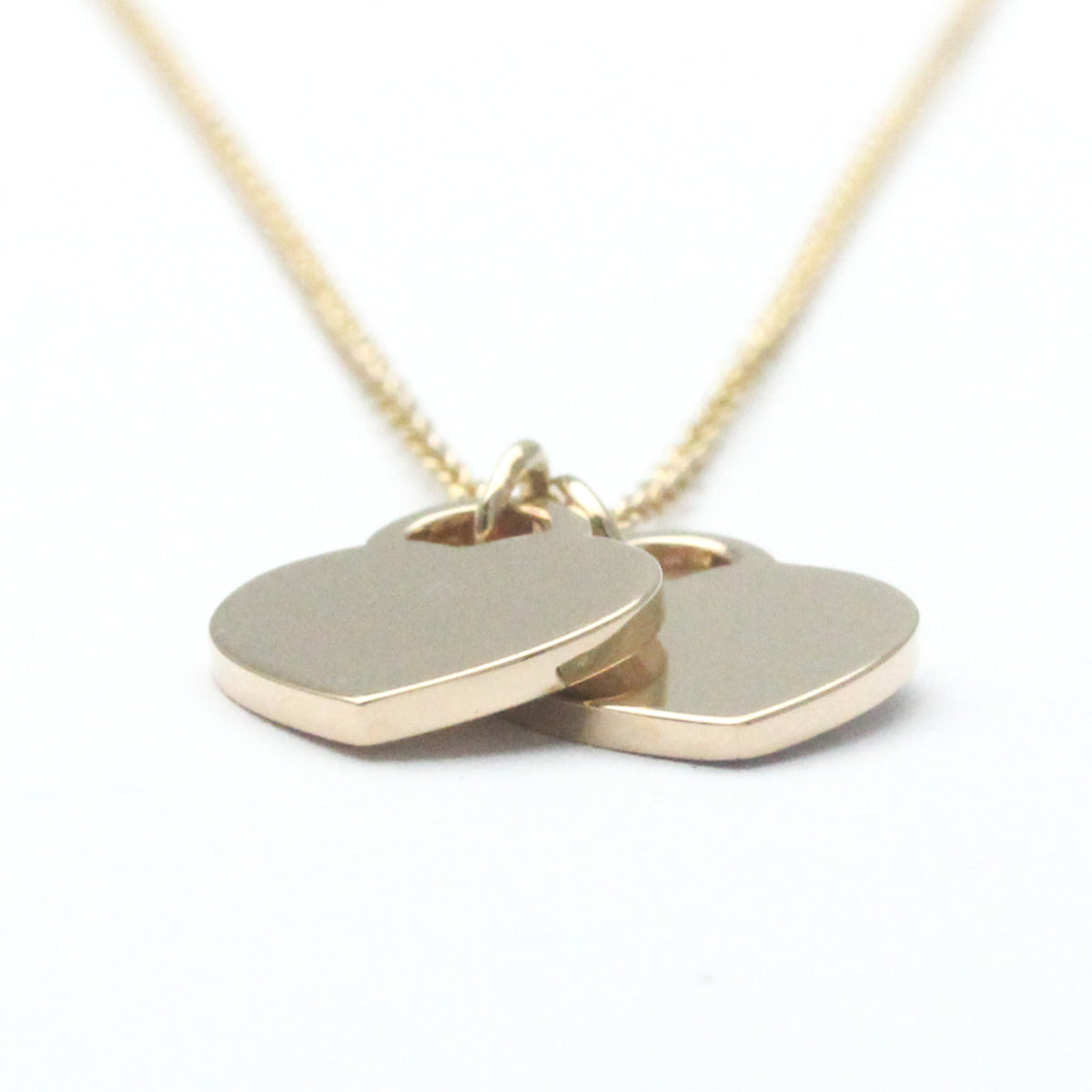 Pink Gold Diamond Pendant Necklace L20346