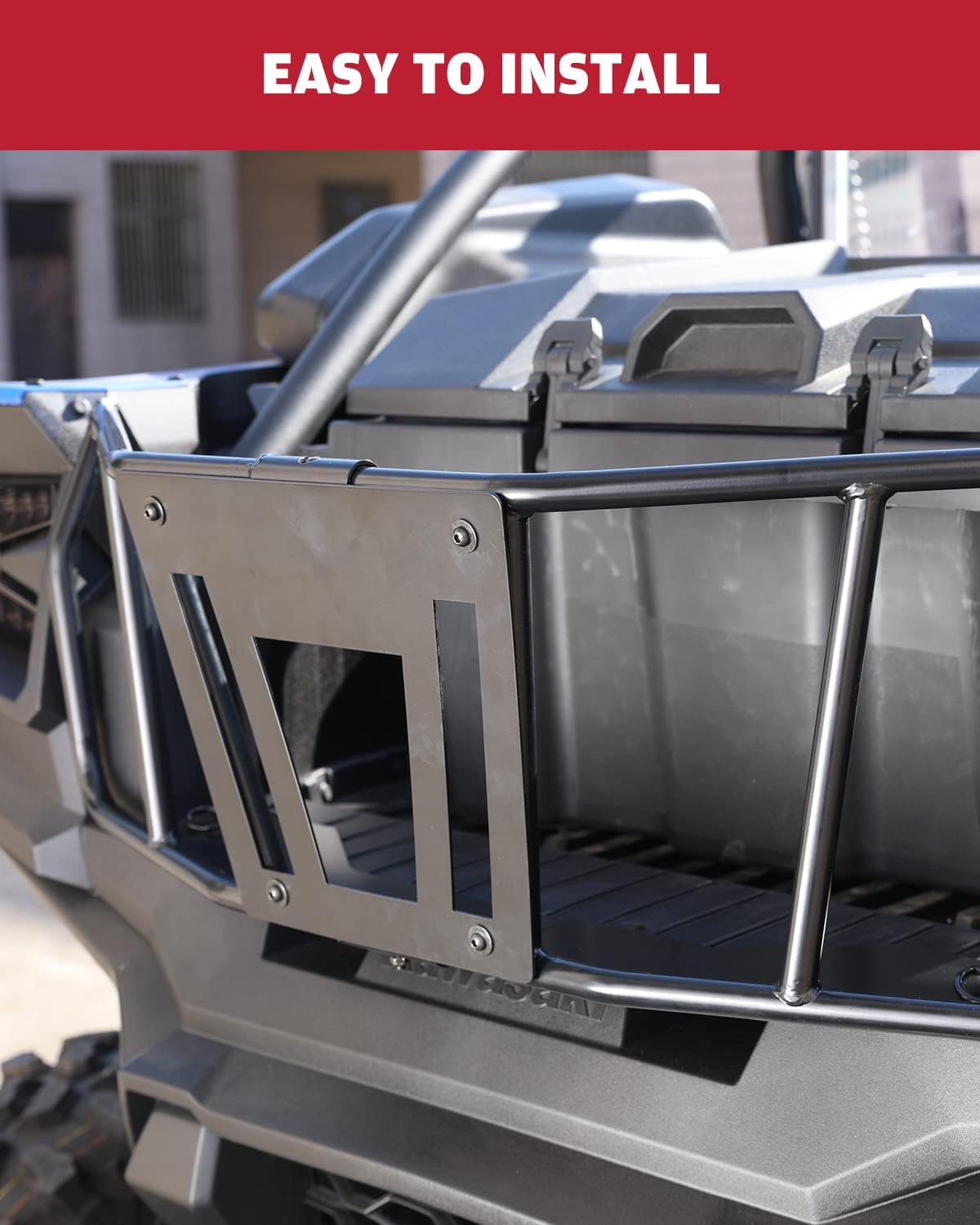 Heavy Duty Steel Black Bed Enclosure for Kawasaki Teryx KRX 1000 G4027