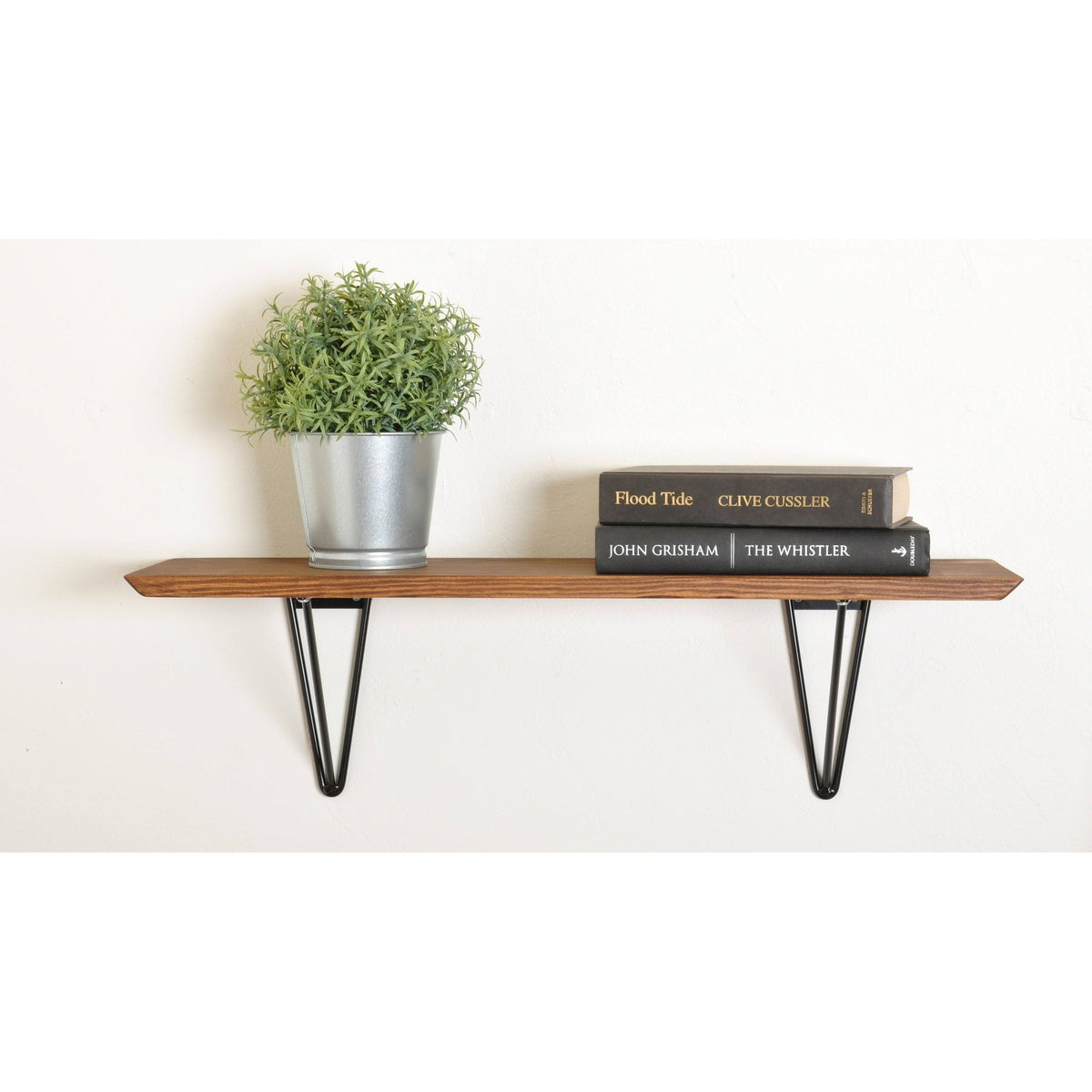 Dark Brown Wood Bracket Shelf C822020