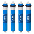 4 Pack 100 GPD Reverse Osmosis Replacement Membrane B90615