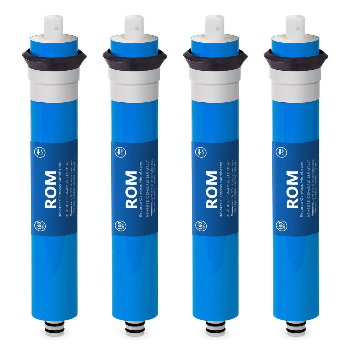 4 Pack 100 GPD Reverse Osmosis Replacement Membrane B90615